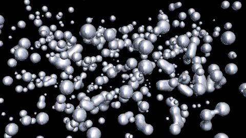 1985 Ford Crown Victoria LTD - An abstract image of white dots scattered across a black background, resembling a starry night or a digital effect.