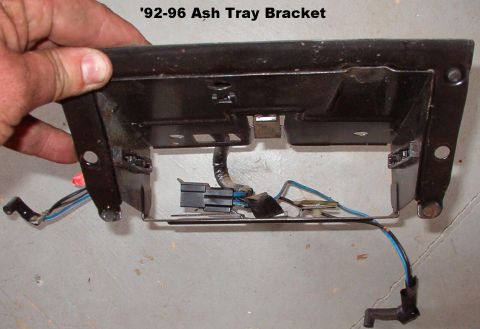 1983 Ford Bronco - SOLD Ash Tray Bracket for '92-96 F-series & Bronco Slides are not damaged. Wiring harness can be swapped easily for later-style power point…