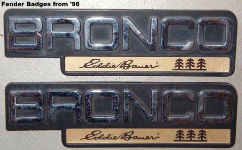 1983 Ford Bronco - SOLD Fender Badges from '96 EB Bronco