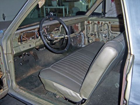 1967 Ford Ranchero - dash cluster, all trim except what you see removed