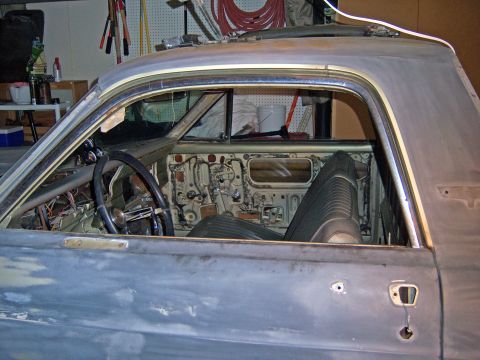 1967 Ford Ranchero - window and regulators removed