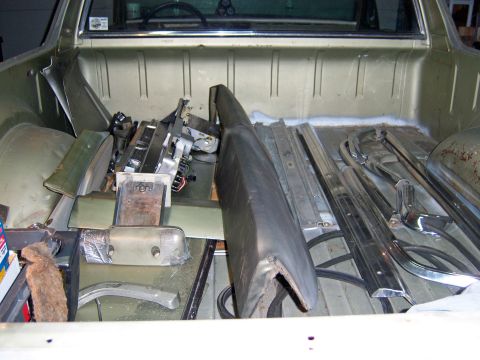 1967 Ford Ranchero - cant stop now - its all out.. ready for sanding, cleaning and paint