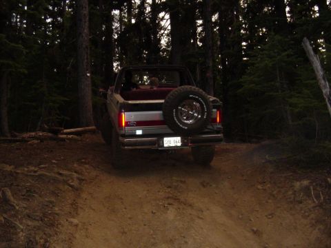 1989 Ford Bronco - Frank followed me on the way out on foot so he can get some shots