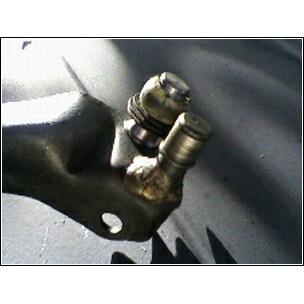 1972 Ford Ranchero - A close-up view of a ball joint assembly, with the SuperMotors logo visible in the lower right corner.