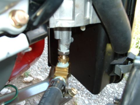 1978 Ford Bronco - the carb was taken off and taken apart all ports sealed off and fuel tube installed