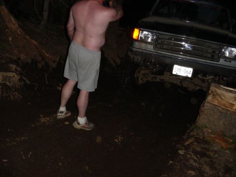 1989 Ford Bronco - Uncle Todd pointing the way thru for me