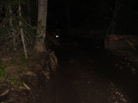 1989 Ford Bronco - A last veiw of the hard spot on this trail....