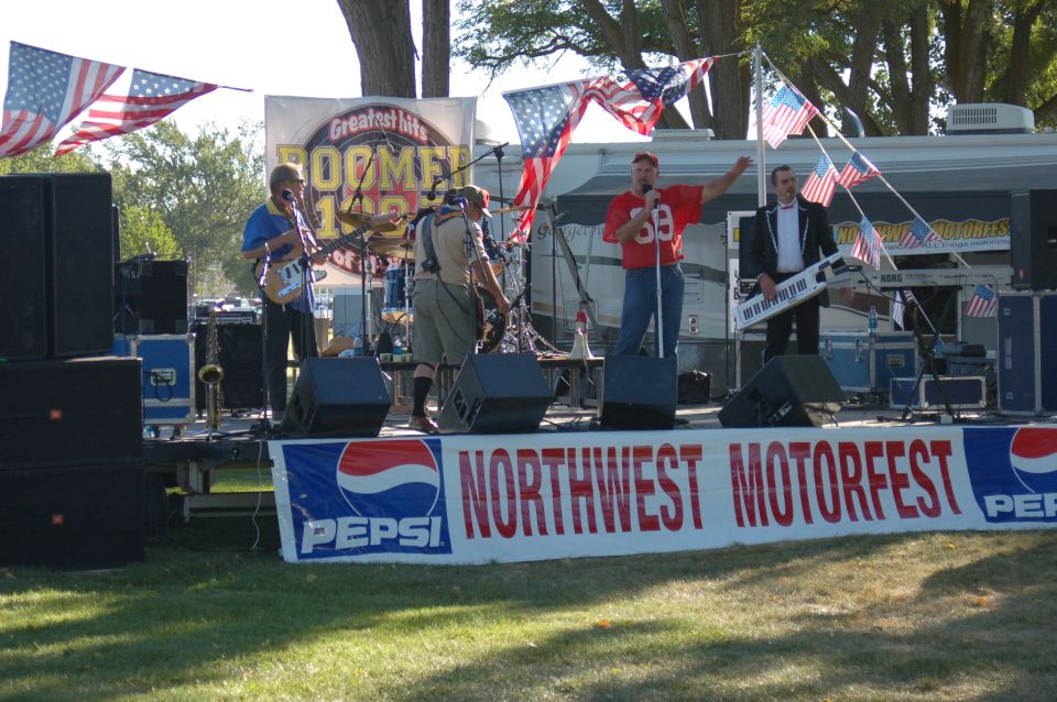 The band at the 4th of July Carbecue