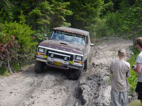 1989 Ford Bronco - Jon having fun