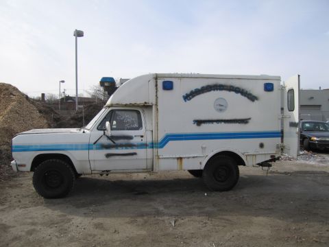 1991 Ford LTD Crown Victoria - Custom box truck with graffiti and text on the door.