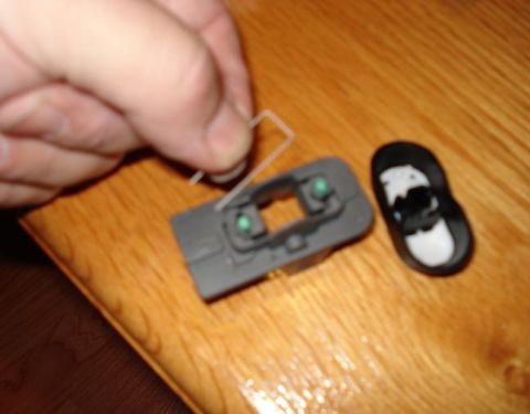 1999 Ford Crown Victoria - The spring may have fallen out during dissasembly it just lays in the boxed groove around the LEDs it keeps the rocker in the center positi…