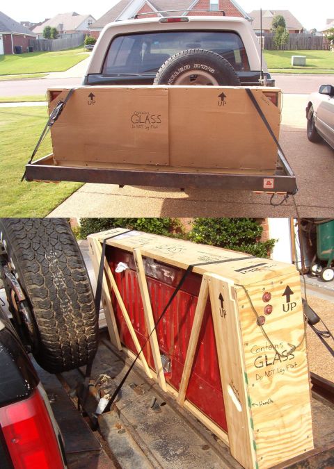 1983 Ford Bronco - SOLD Tailgate from '90 EB Bronco I had to remove the trim panel & sheet one side in cardboard to get it under the 150 lb weight limit. That…