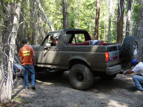 1989 Ford Bronco - Everyone coming to check out the rattle from the engine