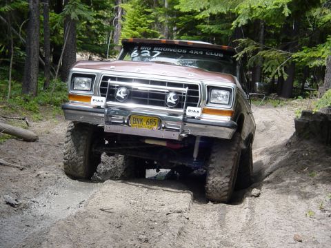 1989 Ford Bronco - We decided to go back the way we came, the motor quieted down after a lunch break to let it cool