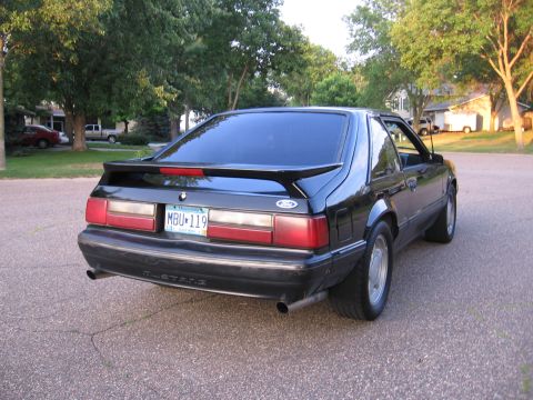 1989 Ford Mustang - GT wing, LX tails, pony wheels