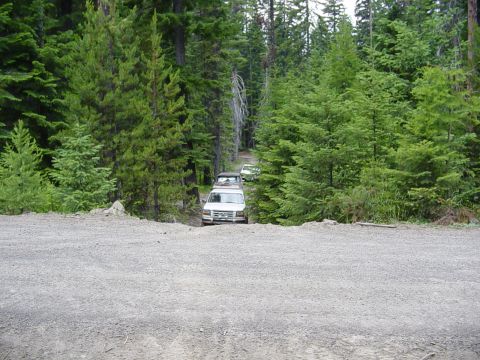 1989 Ford Bronco - The start of the trail, on the way back to the main road