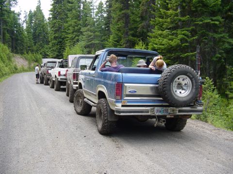 1989 Ford Bronco - A little rest break, and it quieted down again for the rest of the run.( as it turns out it was a plugged oil filter, an oil change and new…