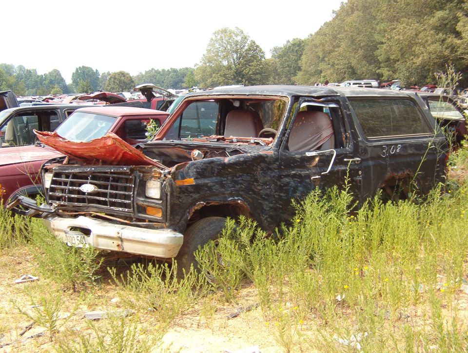 Brown's '84

Rustbucket.  Red dash, van seats, black trim.