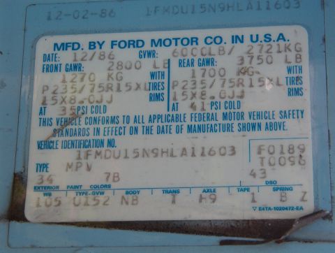 1983 Ford Bronco - Brown's '87