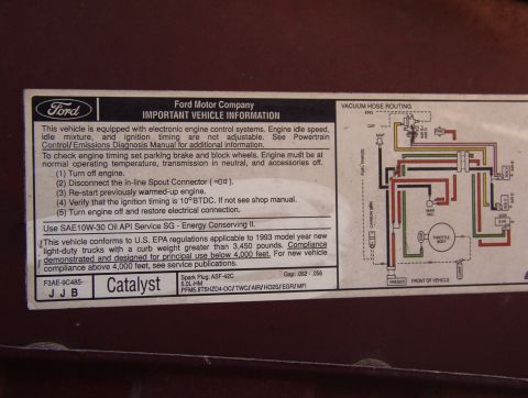1983 Ford Bronco - Brown's '93 For the label specific to YOUR vehicle, click [url=http://www.motorcraftservice.com/vdirs/retail/default.asp?pageid=&gutsid=]th…
