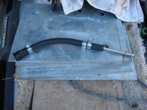1983 Ford Bronco - here it is all connected. i was able to connect the twollines together without issue.