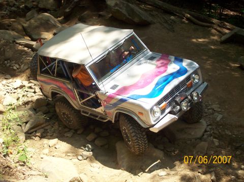 1978 Ford Bronco - Suzy Duff Lower 2 Trial Tellico N.C.