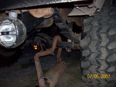 1978 Ford Bronco - My Muffler After The Rock Garden at Crawfords