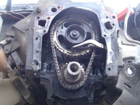 1978 Ford Bronco - Timing chain ready to come off