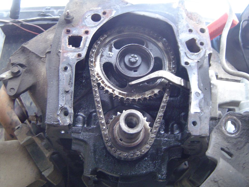 Timing chain ready to come off