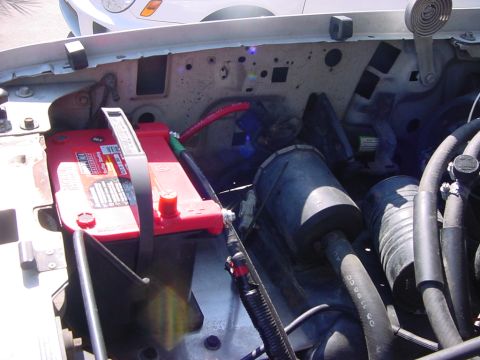 1995 Ford Bronco - Optima battery upgrade made the cable after I was told it would cost me $75 per cable. I went down to the local electronic store and got al…