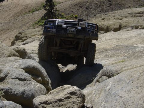 1989 Ford Bronco - Kurt right to the top at funny rocks