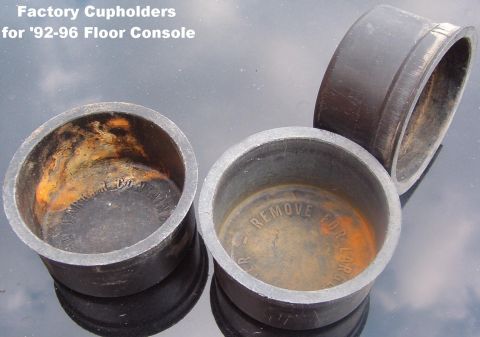 1983 Ford Bronco - SOLD Factory Cupholders for '92-96 floor console