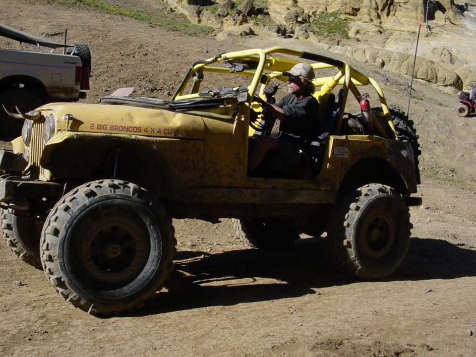 Hip drives down funny rocks
