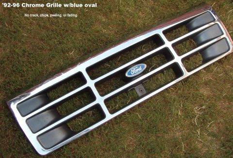 1983 Ford Bronco - '92-96 Chrome Grille I just noticed a worn spot about the size of a Tylenol on top in the center (not visible in the photo) that looks like…
