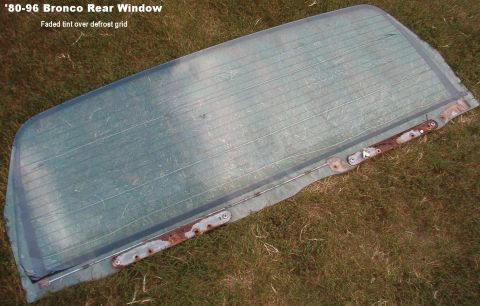 1983 Ford Bronco - '80-96 Bronco Tailgate Glass w/defrost grid (F2TZ9842006A) (w/o defrost would be EOTZ9842006B) IF THE IMAGE IS TOO SMALL, click it. Actual…