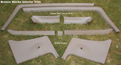 1983 Ford Bronco - Bronco Mocha Camper Trim fits '92-96 Ships as 64x25x6" @ 11lbs. Mocha B-Pillar Trim fits '80-96 Matching bedwall panels available: htt…