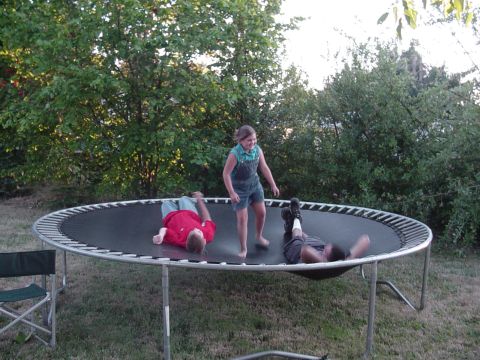 1989 Ford Bronco - The kids ( including Brandon ) on the trampoline