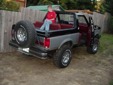 1989 Ford Bronco - My boy in the truck, ready to go