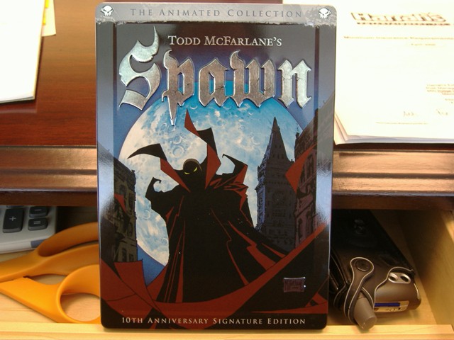 Todd McFarlane's Spawn The Animated Collection 10th Anniversary Signature Edition DVD case