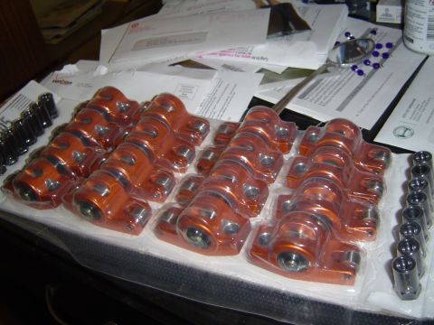 1978 Ford Bronco - Shiny parts started showing up, these are 1.73 ratio roller rockers