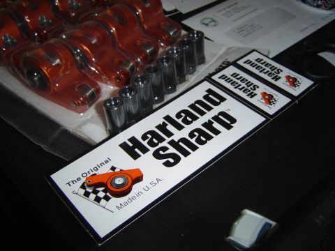 1978 Ford Bronco - New Harland Sharp valve train components are ready for installation.