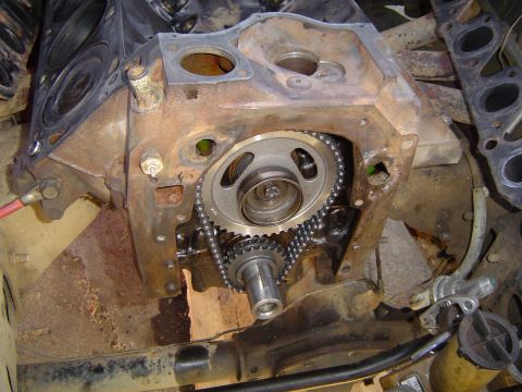 1978 Ford Bronco - Timing chain installed