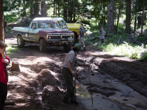 1989 Ford Bronco - Chaz getting ready