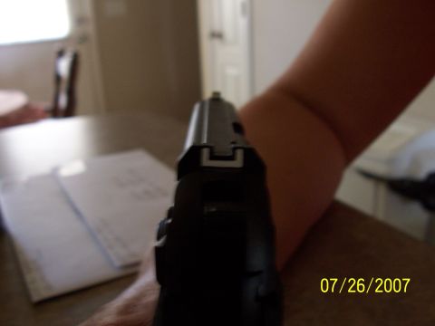 2000 Nissan Xterra - Bersa Thunder sights
