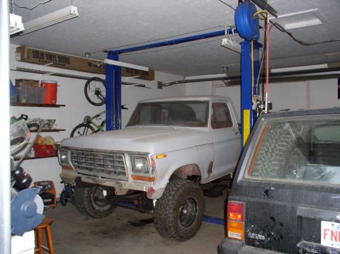 1979 Ford Bronco - The resting place of the bronco
