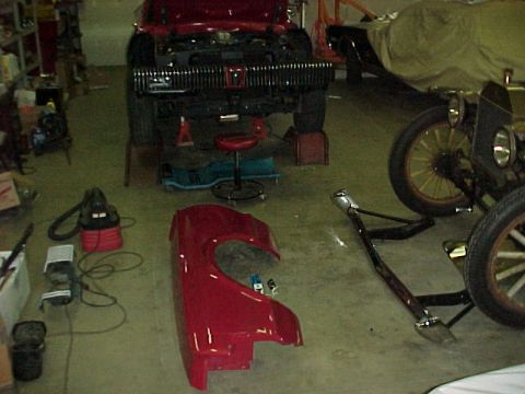 1967 Mercury Cougar - With the grille in place the fenders can go on. I installed the NOS GT emblem first.