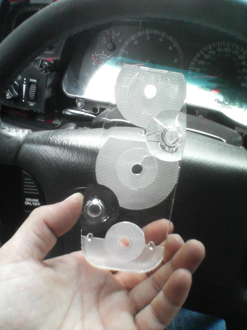 HVAC control plastic