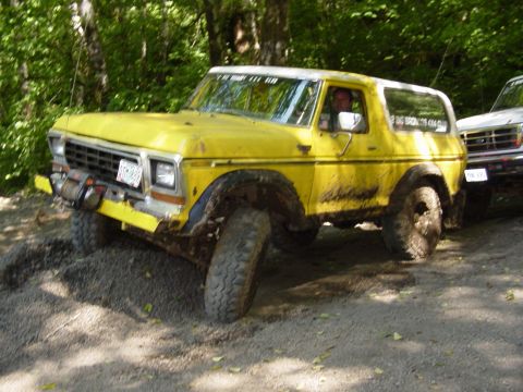 1989 Ford Bronco - Last flex shot