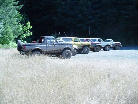 1989 Ford Bronco - Angle group shot