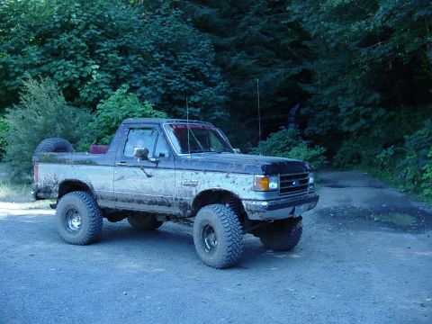 1989 Ford Bronco - My "Street truck" by the falls